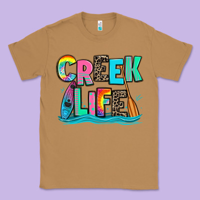 Creek Life Kayaking Classic Tee Designed By Zillion Design Studio