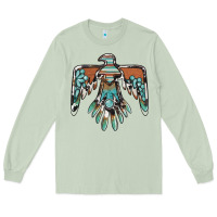Matcha thunderbird with gemstone Long Sleeve Tee - BarkalooDesign