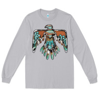 Moon Dust thunderbird with gemstone Long Sleeve Tee - BarkalooDesign