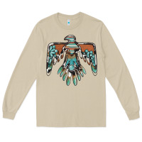 Mushroom thunderbird with gemstone Long Sleeve Tee - BarkalooDesign