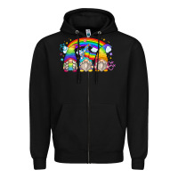 Lgbt Gnomes Zipper Hoodie | Teevron