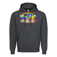 Smoke lgbt gnomes Zipper Hoodie - Zillion Design Studio