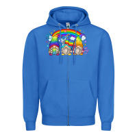 True Royal lgbt gnomes Zipper Hoodie - Zillion Design Studio