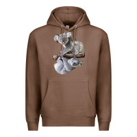 Chestnut Koala Premium Hoodie - LillyAllenDesigns