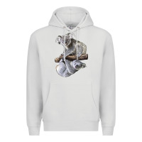 Dove Grey Koala Premium Hoodie - LillyAllenDesigns