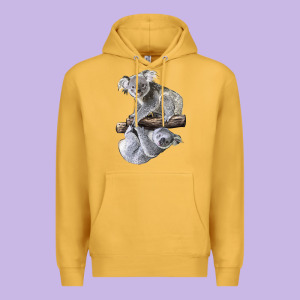 Koala Premium Hoodie Designed By Lillyallendesigns