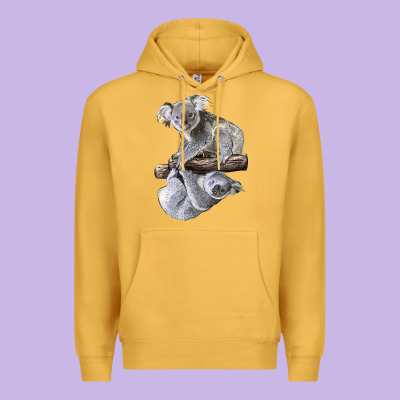 Koala Premium Hoodie Designed By Lillyallendesigns