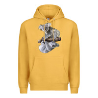 Mustard Koala Premium Hoodie - LillyAllenDesigns