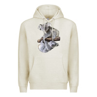 Oatmeal Heather Koala Premium Hoodie - LillyAllenDesigns