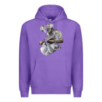 Purple Koala Premium Hoodie - LillyAllenDesigns