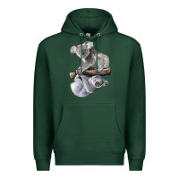 Sports Green Koala Premium Hoodie - LillyAllenDesigns