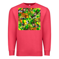 Cardinal St. Patrick's Donkey With Shamrock Seamless Premium Sweatshirt - FaDigitalArtStudio