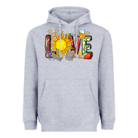 Heather Grey love summer nurse Heavyweight Hoodie - Zillion Design Studio