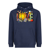 Navy love summer nurse Heavyweight Hoodie - Zillion Design Studio