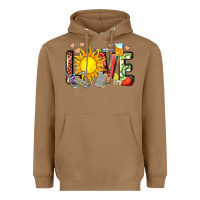 Toasted Coconut love summer nurse Heavyweight Hoodie - Zillion Design Studio