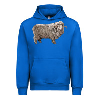 Cobalt rambouillet sheep Urban Hoodie - LillyAllenDesigns