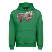 Emerald rambouillet sheep Urban Hoodie - LillyAllenDesigns