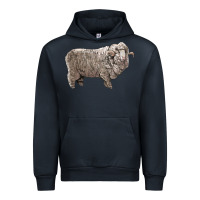 Navy rambouillet sheep Urban Hoodie - LillyAllenDesigns
