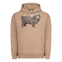 Pigment Burro rambouillet sheep Urban Hoodie - LillyAllenDesigns