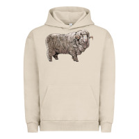 Pigment French Oak rambouillet sheep Urban Hoodie - LillyAllenDesigns
