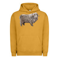 Pigment Peanut Butter rambouillet sheep Urban Hoodie - LillyAllenDesigns