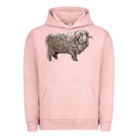 Pigment Salmon rambouillet sheep Urban Hoodie - LillyAllenDesigns