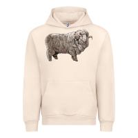 Sandshell rambouillet sheep Urban Hoodie - LillyAllenDesigns