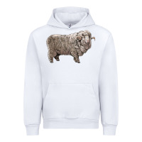 White rambouillet sheep Urban Hoodie - LillyAllenDesigns