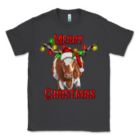Smoke Merry Christmas Longhorn Cow Classic Tee - RanaPortraitStore