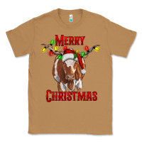Toasted Coconut Merry Christmas Longhorn Cow Classic Tee - RanaPortraitStore