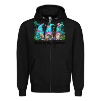 Black jesus is my anchor gnomes Zipper Hoodie - Zillion Design Studio
