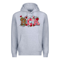 Heather Grey valentines day rca Premium Hoodie - NancyCooperArtShop