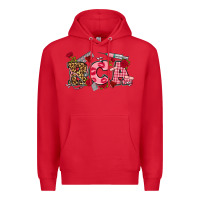 Red valentines day rca Premium Hoodie - NancyCooperArtShop