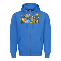 True Royal louisiana coffee cups Zipper Hoodie - texasbilliewilder