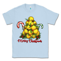Dusty Blue merry christmas lacrosse Classic Tee - RanaPortraitStore