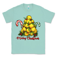 Seafoam merry christmas lacrosse Classic Tee - RanaPortraitStore