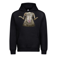 Foreset Green rambouillet sheep head Urban Hoodie - LillyAllenDesigns