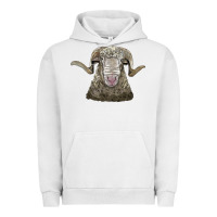 Pigment Lunar Rock rambouillet sheep head Urban Hoodie - LillyAllenDesigns