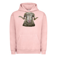 Pigment Salmon rambouillet sheep head Urban Hoodie - LillyAllenDesigns