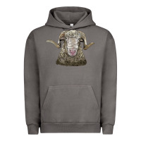 Pigment Tornado rambouillet sheep head Urban Hoodie - LillyAllenDesigns