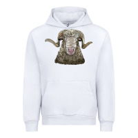 White rambouillet sheep head Urban Hoodie - LillyAllenDesigns