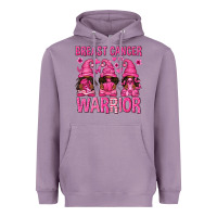 Lavender Breast Cancer Warrior Afro Gnomes Heavyweight Hoodie - texasbilliewilder
