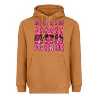Meerkat Breast Cancer Warrior Afro Gnomes Heavyweight Hoodie - texasbilliewilder