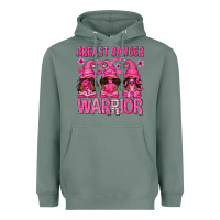 Sage Breast Cancer Warrior Afro Gnomes Heavyweight Hoodie - texasbilliewilder