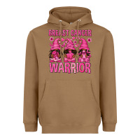 Toasted Coconut Breast Cancer Warrior Afro Gnomes Heavyweight Hoodie - texasbilliewilder