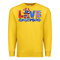 Lemon love america gnome Premium Sweatshirt - HRA Design Shop
