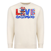 Sandshell love america gnome Premium Sweatshirt - HRA Design Shop