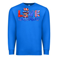True Royal love america gnome Premium Sweatshirt - HRA Design Shop