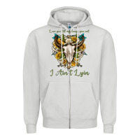 Dove Grey love you till my lungs give out i aint lying Zipper Hoodie - texasbilliewilder