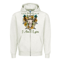 Oatmeal Heather love you till my lungs give out i aint lying Zipper Hoodie - texasbilliewilder